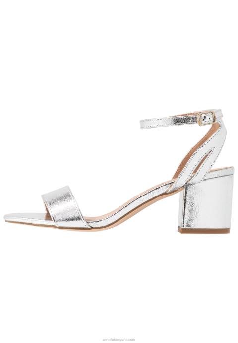 mujer sandalias de plata Anna Field 84Z81448