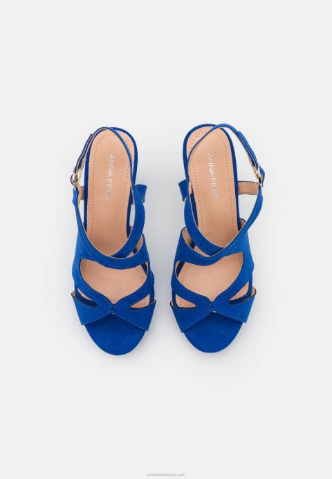 mujer sandalias de plataforma azul Anna Field 84Z81552