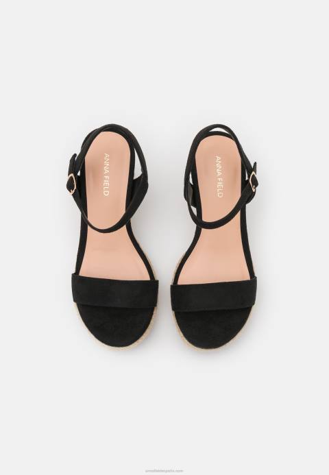 mujer sandalias de plataforma negro Anna Field 84Z81455