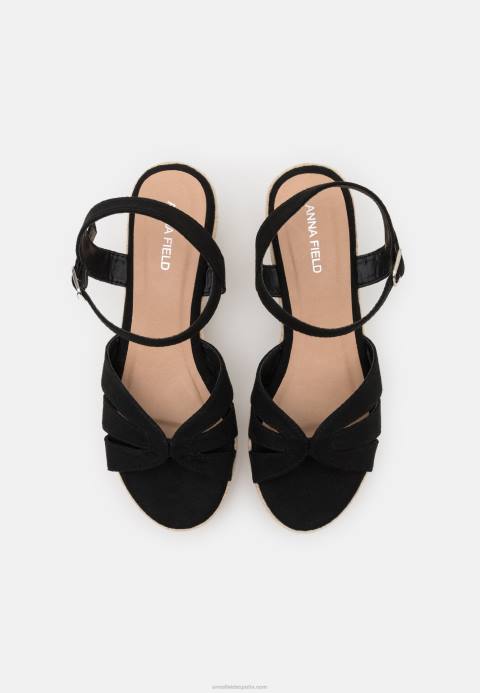 mujer sandalias de plataforma negro Anna Field 84Z81460