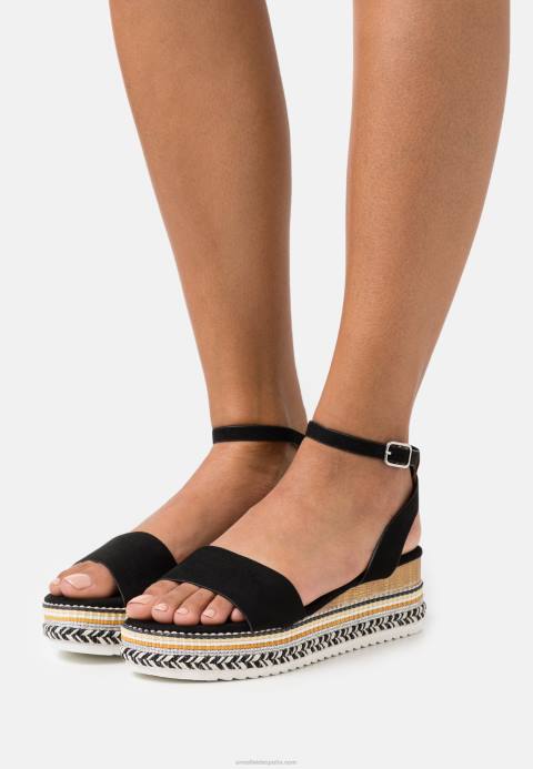 mujer sandalias de plataforma negro Anna Field 84Z81462