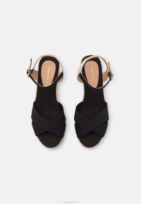 mujer sandalias de plataforma negro Anna Field 84Z81467