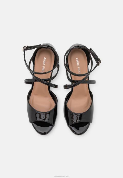 mujer sandalias de plataforma negro Anna Field 84Z81582