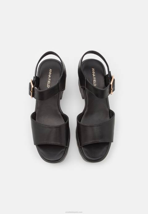 mujer sandalias de plataforma negro Anna Field 84Z81583