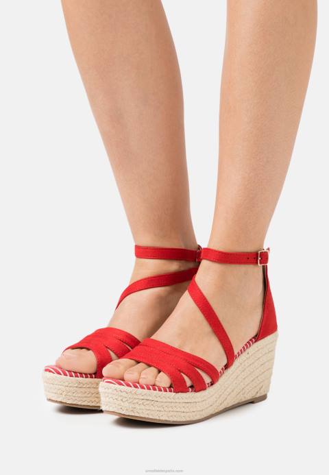 mujer sandalias de plataforma rojas Anna Field 84Z81452