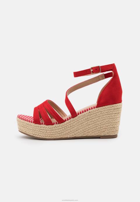 mujer sandalias de plataforma rojas Anna Field 84Z81452