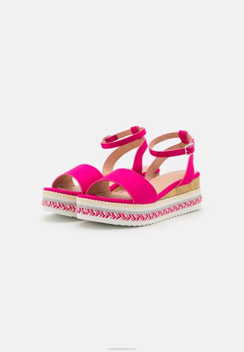 mujer sandalias de plataforma rosa Anna Field 84Z81457