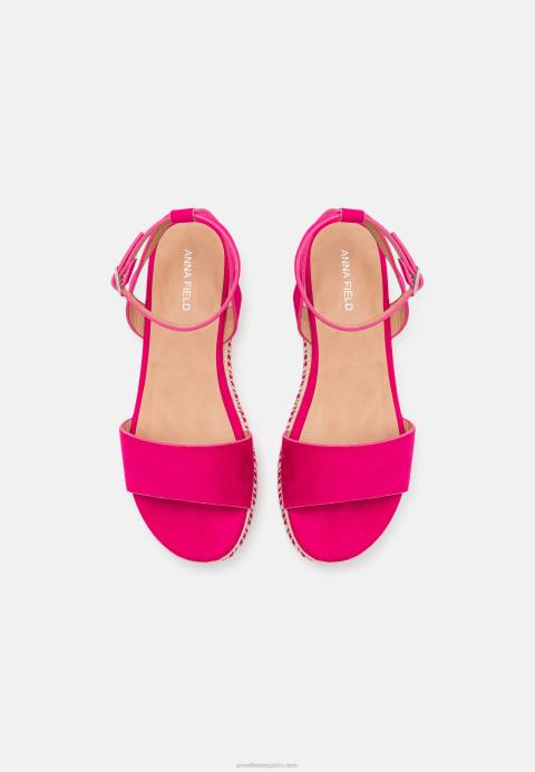 mujer sandalias de plataforma rosa Anna Field 84Z81457