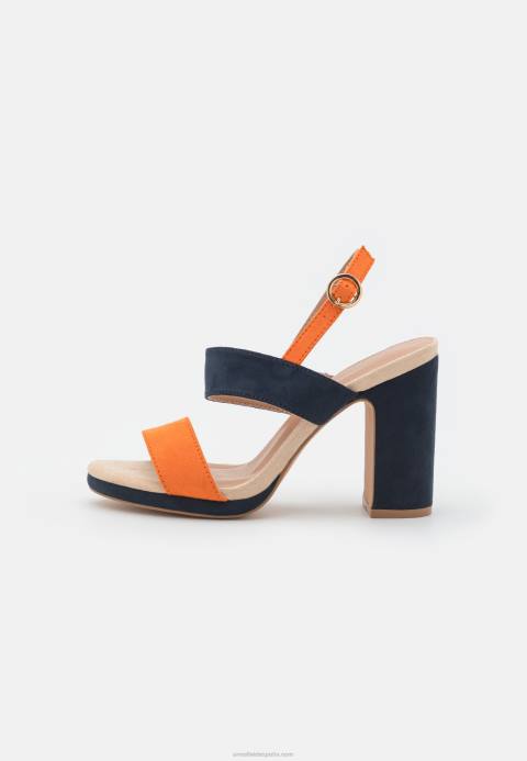 mujer sandalias de tacón azul oscuro Anna Field 84Z81296