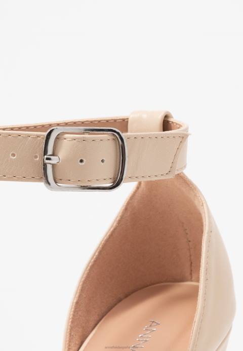 mujer sandalias de tacón blanco roto Anna Field 84Z81557