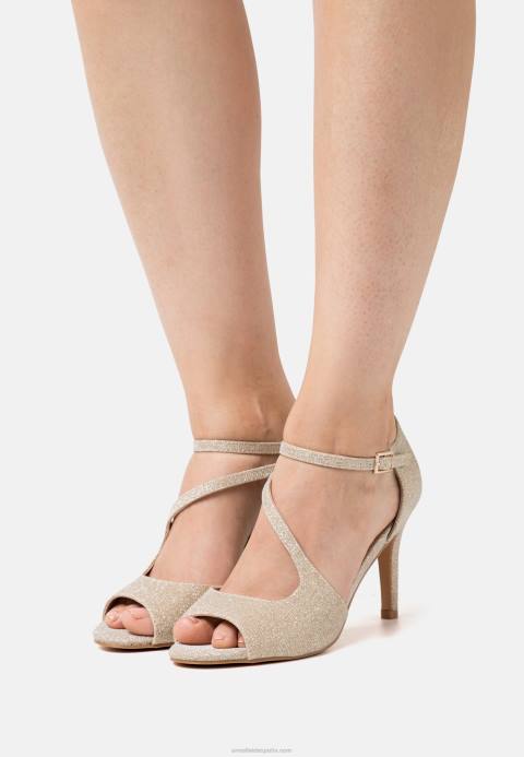 mujer sandalias de tacón dorado Anna Field 84Z81271