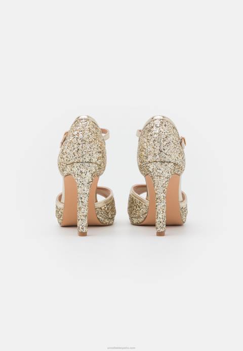 mujer sandalias de tacón dorado Anna Field 84Z81442