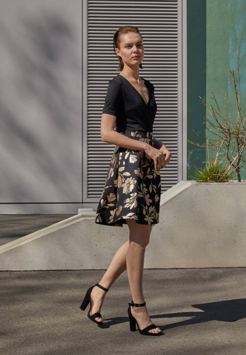 mujer sandalias de tacón negro Anna Field 84Z81565