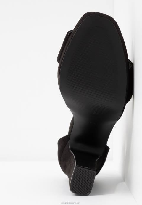 mujer sandalias de tacón negro Anna Field 84Z81565