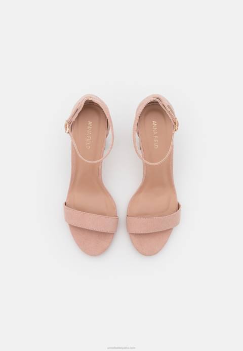 mujer sandalias de tacón rosa claro Anna Field 84Z81275