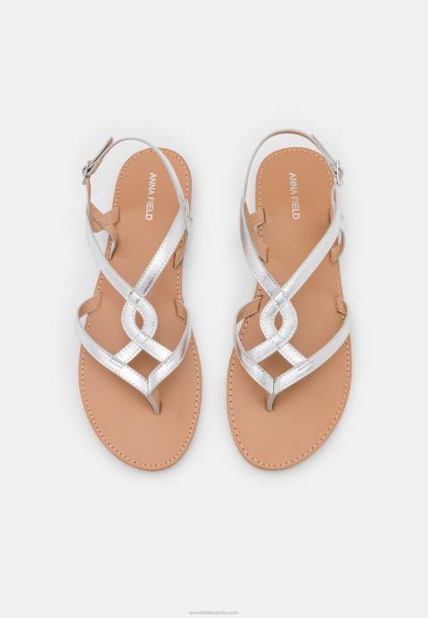 mujer sandalias plata Anna Field 84Z81507