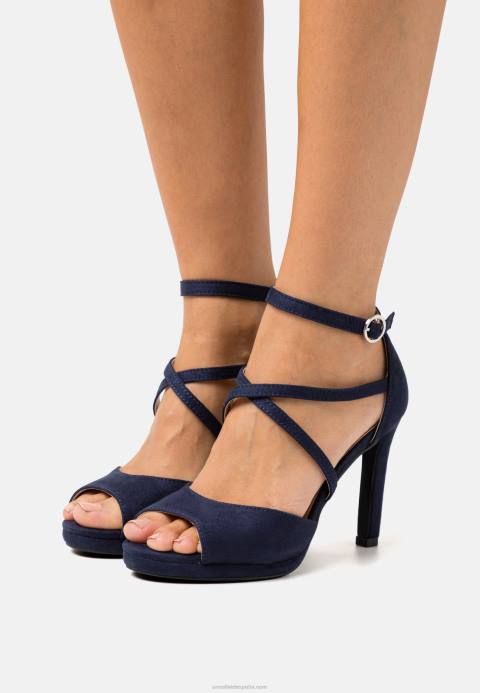 mujer sandalias plataforma azul oscuro Anna Field 84Z81569