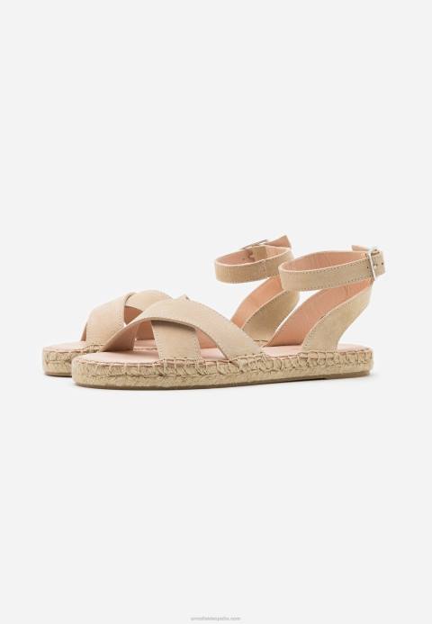 mujer sandalias plataforma piel beige Anna Field 84Z81576