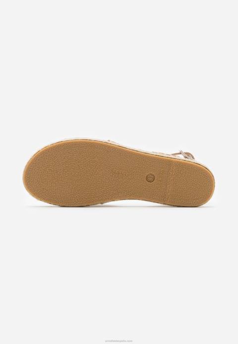 mujer sandalias plataforma piel beige Anna Field 84Z81576