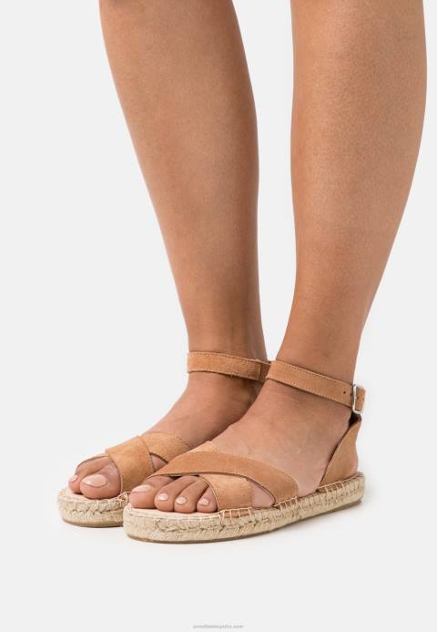 mujer sandalias plataforma piel coñac Anna Field 84Z81560