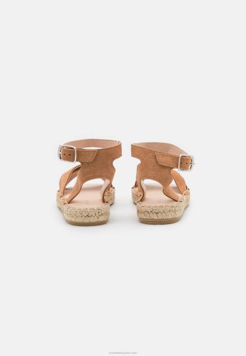 mujer sandalias plataforma piel coñac Anna Field 84Z81560