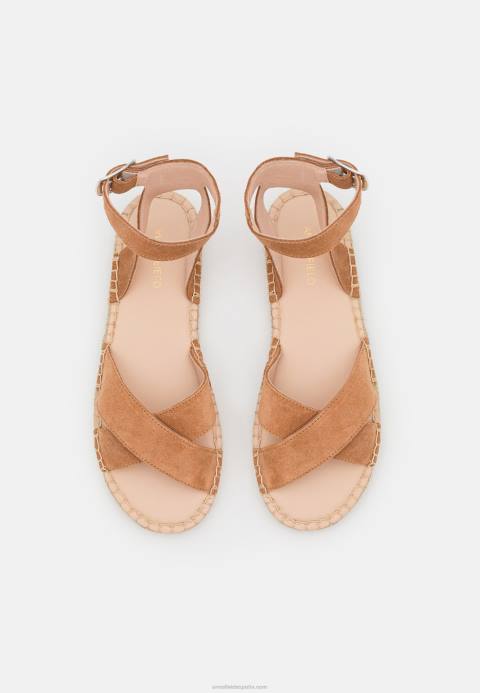 mujer sandalias plataforma piel coñac Anna Field 84Z81560