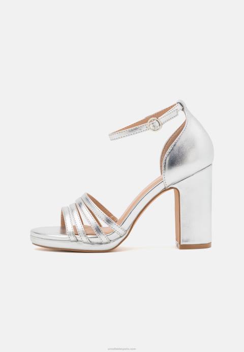 mujer sandalias plataforma plata Anna Field 84Z81580