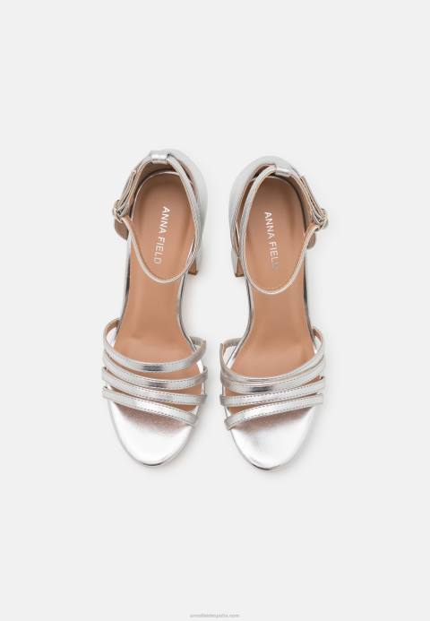 mujer sandalias plataforma plata Anna Field 84Z81580