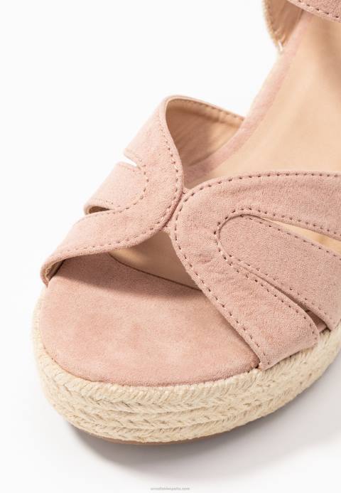 mujer sandalias plataforma rosa claro Anna Field 84Z81463