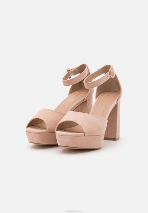 mujer sandalias plataforma rosa claro Anna Field 84Z81550