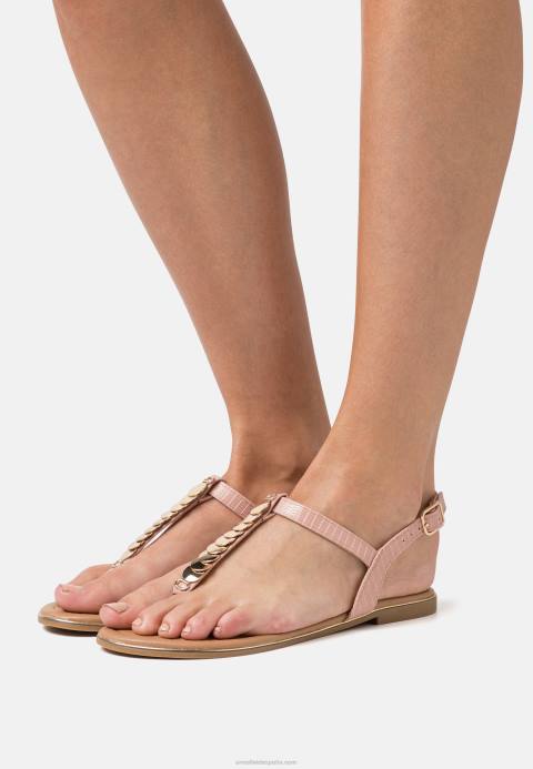 mujer sandalias tira t rosa claro Anna Field 84Z81548