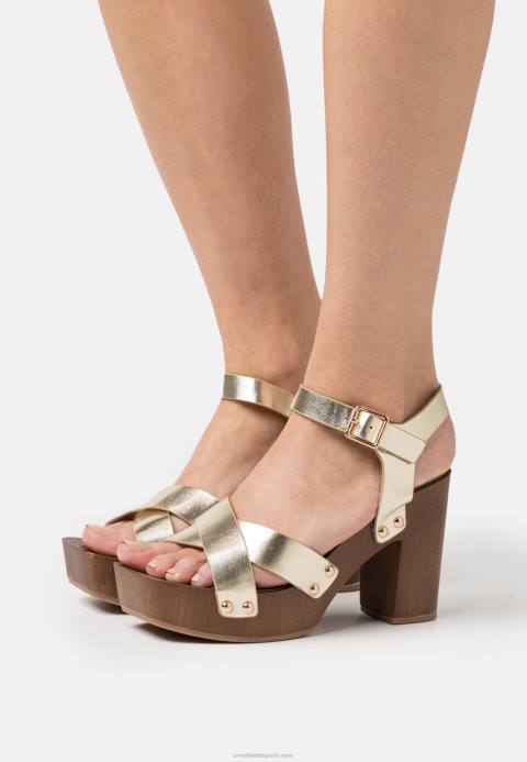 mujer zuecos de oro Anna Field 84Z81887