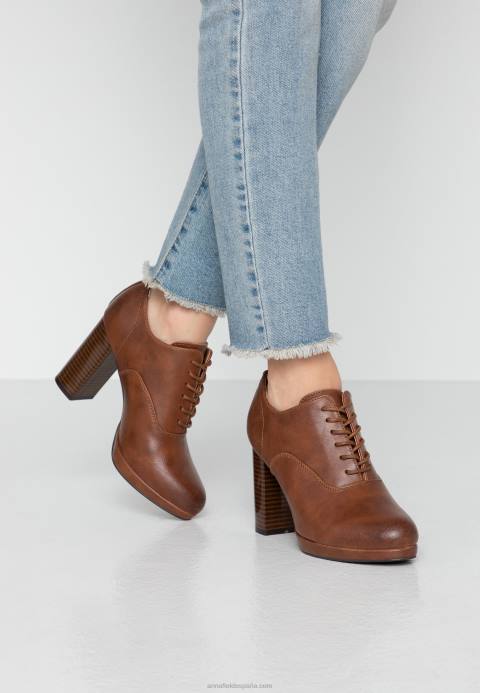 mujer Botines tacón confort coñac Anna Field 84Z81748