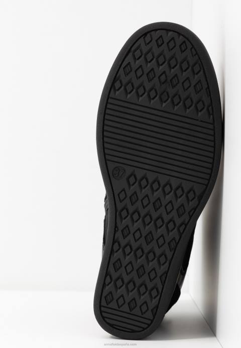 mujer botín zapatillas altas negro Anna Field 84Z81232