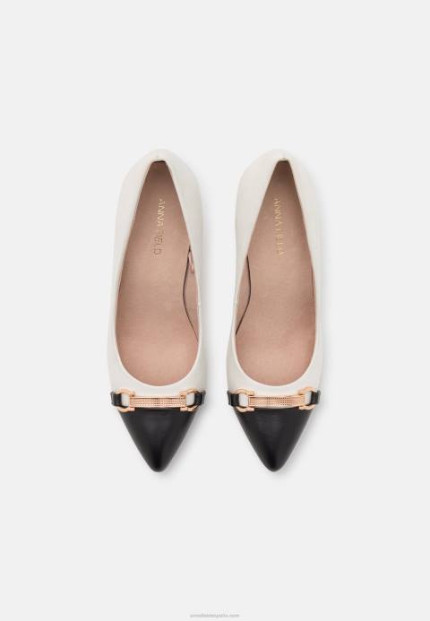 mujer cuero mia tacones altos blanco Anna Field 84Z81777