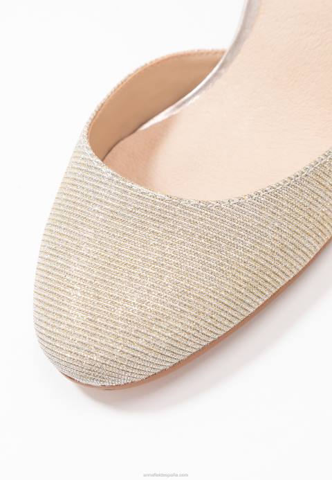 mujer cuero tacones clasicos champagne Anna Field 84Z81599