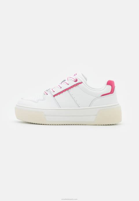 mujer deportivas de piel blanco/rosa Anna Field 84Z81211