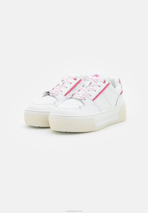 mujer deportivas de piel blanco/rosa Anna Field 84Z81211