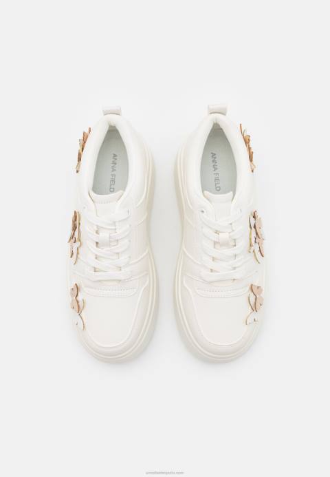 mujer entrenadores blanco Anna Field 84Z81186