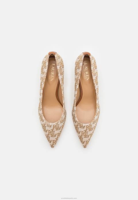 mujer lanette punta cerrada tacones clásicos caqui Anna Field 84Z81715