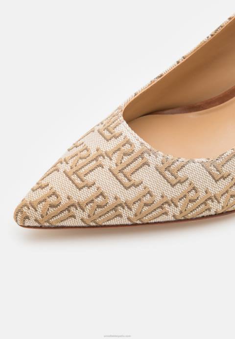 mujer lanette punta cerrada tacones clásicos caqui Anna Field 84Z81715