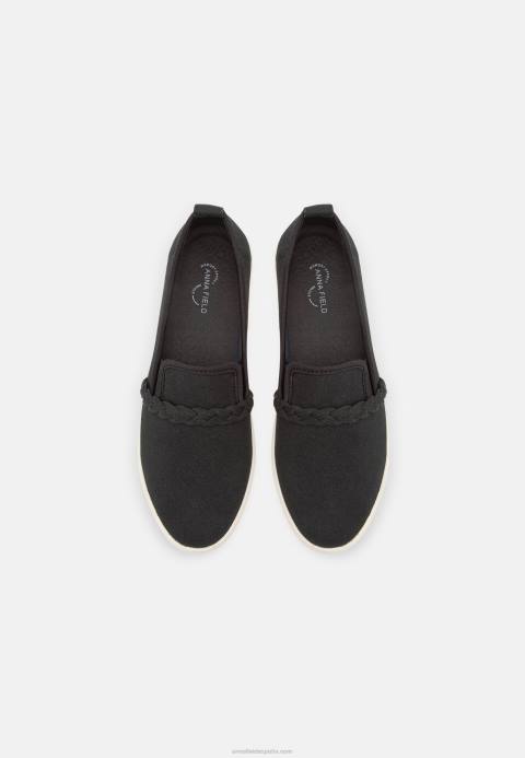 mujer slip-ons negro Anna Field 84Z81221