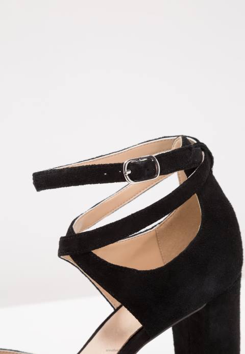 mujer tacones altos de cuero negro Anna Field 84Z81608
