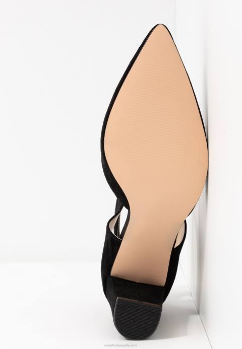mujer tacones altos de cuero negro Anna Field 84Z81608