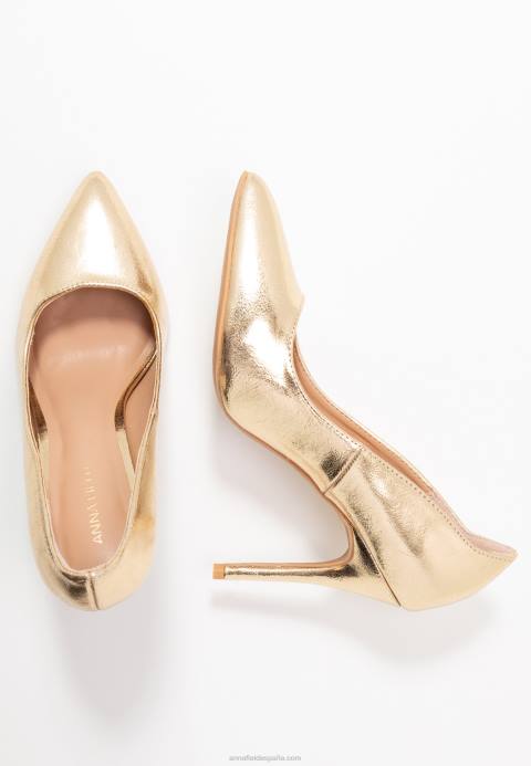 mujer tacones altos de oro Anna Field 84Z81610