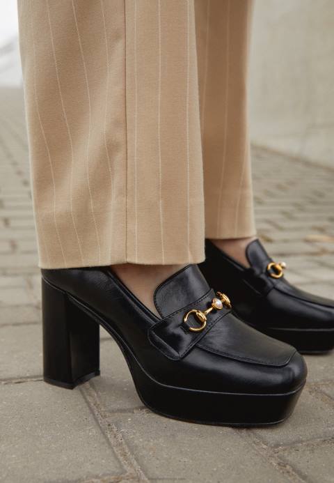 mujer tacones altos estera negros Anna Field 84Z81739