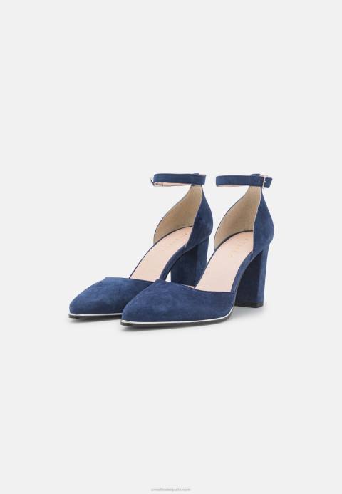 mujer tacones clásicos de cuero azul oscuro Anna Field 84Z81633