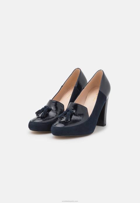 mujer tacones clásicos de cuero azul oscuro Anna Field 84Z81672
