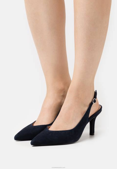 mujer tacones clásicos de cuero azul oscuro Anna Field 84Z81690