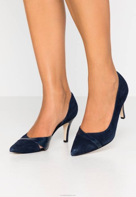 mujer tacones clásicos de cuero azul oscuro Anna Field 84Z81755